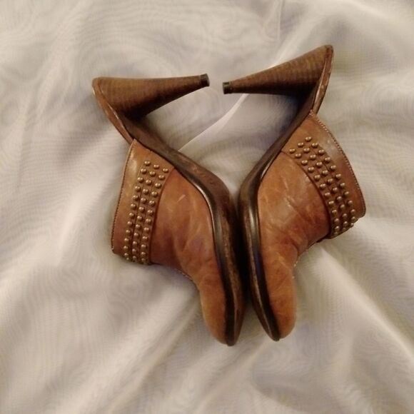 Bernardo Studded Shearling Mule Clogs - Picture 2 of 5
